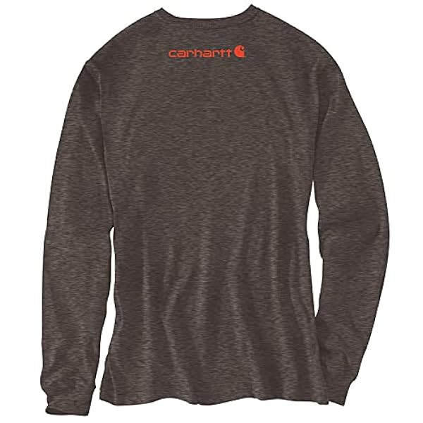 Carhartt Signature Logo Long Sleeve T-Shirt Camicia Uomo