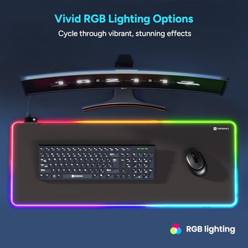 Portronics Comfipad Glow - Best new RGB mousepad India - Image 2 of 5