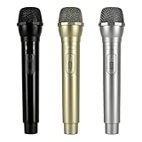 3 Pack Microphone Prop Play, Plastic Microphone Fake Microphone Prop, Simulate Speech Practice...