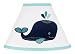 Sweet Jojo Designs Blue Whale Collection Girl or Boy Baby Childrens Lamp Shade
