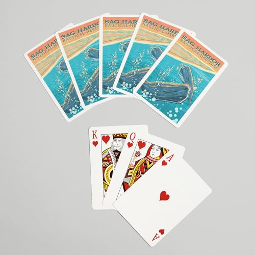 Lantern Press Naipes Vintage Sag Harbor 52 Cartas Poker miniatura 7