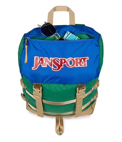 JanSport Skip Pack Backpack – 28L Capacity, Fits 13.5" Laptop, Large Main Compartment, Side Water Bottle Pocket – Ideal for Work & Travel, Jelly Kelly - image 4