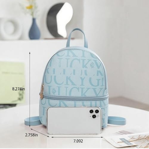 Multi Multipurpose Backpack,Casual Daypack,Work,Daypack Bag,Holds mobile phones, cosmetics, mobile power, tissues, etc.Blue4