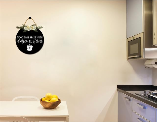 Geroclonup Caffè Bar Segni Caffè Bar Decorazione Della Parete Ghirlande Per Cucina Angolo Caffè Rustico Legno Caffè Wall Art Placche per Coffee Station