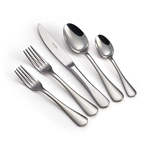Elegant 45 Piece Silverware Set for Dining