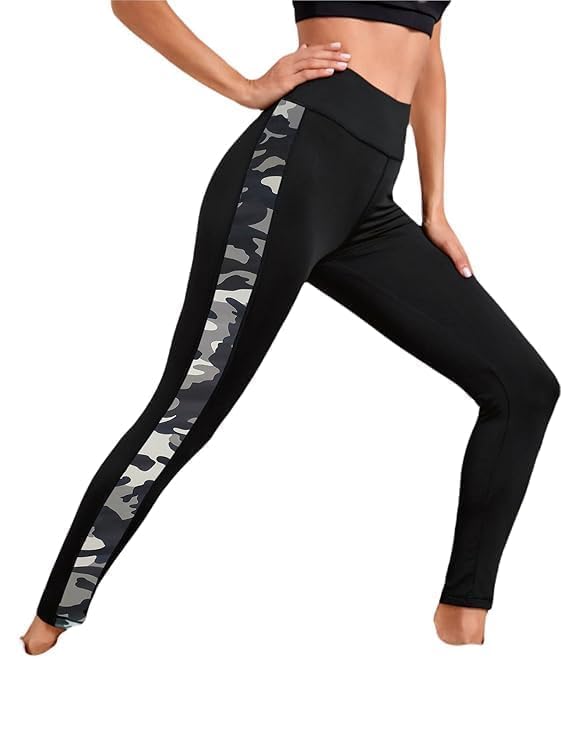 CRISLEX KGN High Waist Gym Pants for Women Workout – Squat-Proof, Stretchable Yoga Jeggings Pants | Comfortable Sports Leggings for Workout - Active wear for Women Gym (KGN HUB LEGGINGS - M)
