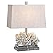 Uttermost Taupe Ivory Coral Table Lamp