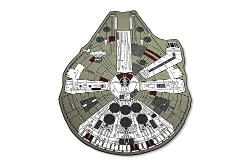 Star Wars Han Solos Millennium Falcon Small Area Rug | 39 x 52 Inches