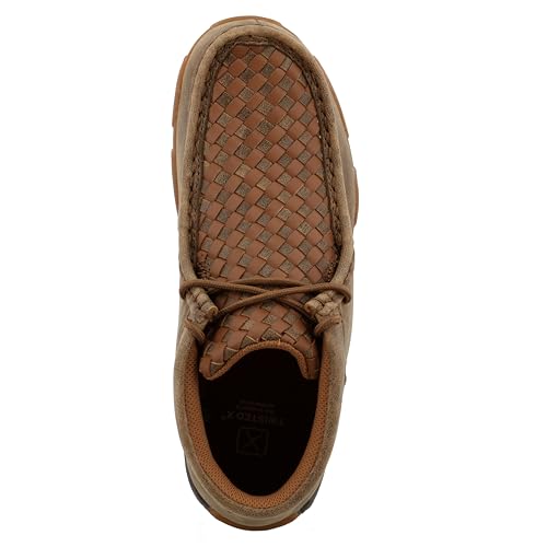 Image of Twisted X Kids Chukka Driving Moc, Bomber & Tan, 4.5 M