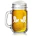 16oz Mason Jar Glass Mug w/Handle Gift Adirondack Chairs