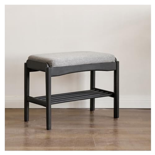 Banc à chaussures avec siège rembourré doux pour ranger l'entrée