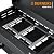 ADREAK 3 Burner BBQ Gas Griddle with Hood, 25.6 Inch Stainless Steel Portable Detachable Propane Griddle, 45,000 BTU Flat Top Barbecue Grill with Side Shelves for Camping