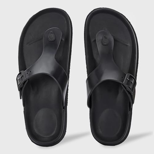 Image of Centrino Slides for Men | Comfortable & Stylish with Soft Insole | Trendy Design with Support Strap | Perfect for Spring Summer Traveling, Walking |Stylish & Everyday Flip Flops for Gents (7306)