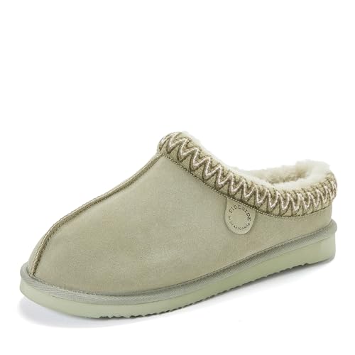 Image of Fireside by Dearfoams Men's Grafton Shearling Indoor /Outdoor Clog | Casual Slippers