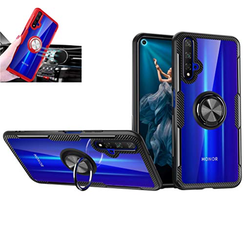 Huawei Honor 20 Case,360°Rotating Ring Kickstand Protective Case,TPU PC Shock Absorption Double Protection