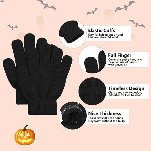 Century Star Kids Winter Gloves Magic Warm Full Finger Gloves Soft Stretchy Knit Mittens for Toddler Boys Girls 5