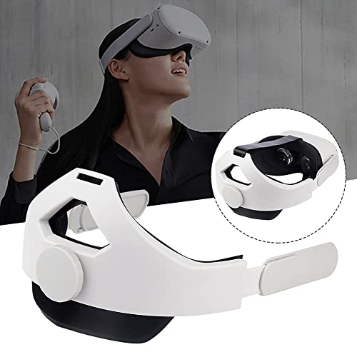 EKDJKK Adjustable Headband for Oculus Quest 2, Replacement for Elite Strap Comfortable Protective Head Strap Reduce Pressure for Enhanced Support and Comfort in VR Gaming