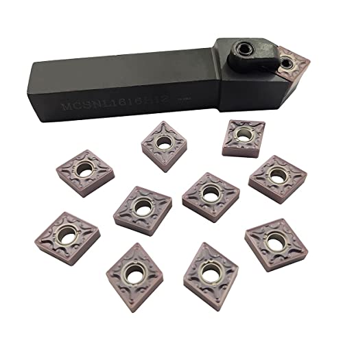Portaherramientas MCSNL1616H12 y placas CNMG120408-MA de alta resistencia 6