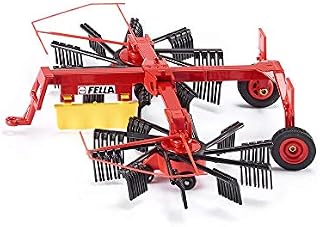 siku 2451, Fella Whirl Rake, 1:32, Metal/Plastic, Red, Movable and foldable rotors