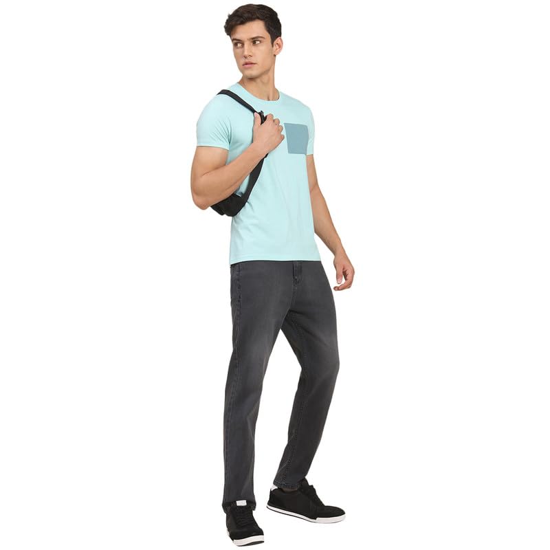 Image of Dennis Lingo Men's Slim Fit Pink T-Shirt