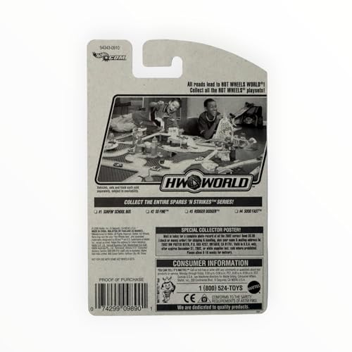 Hot Wheels Rodger Dodger, escala 1:64, control remoto miniatura 2