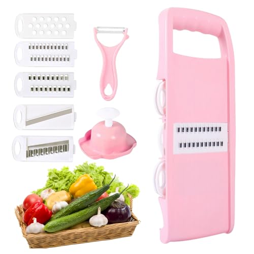 Picadora de verduras, robot multifunción antideslizante desmontable, cortador de alimentos de cocina, para patata, cocina, queso, carne, ajo, ensalada, fruta, huevo y