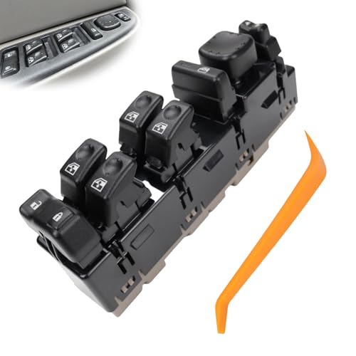 Master Power Window Switch Driver Side 15883323 with Door Lock for 2003-2007 Chevy Silverado Avalanche Suburban Tahoe GMC Sierra Yukon Cadillac Escalade Replace DWS-220 901-075