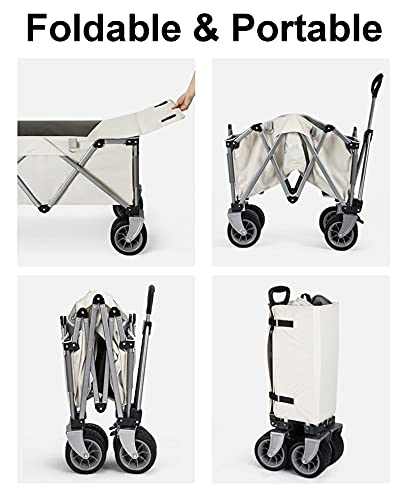 Garden Trolley Draagbaar Reiskarretje, Het Karretje Van De Huistuin, Afneembare En Wasbare Oxford-stof, 120 Kg… - Image 5