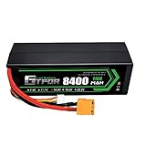 1PCS GTFDR 4S Batería Lipo 14.8V 110C 8400mAh Batería rígida con Enchufe XT90 para vehículos RC 1/8 y 1/10 Coche RC Buggy Truggy RC Avión UAV Drone FPV