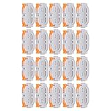 Conducteur 2 voies 4 ports, 20 connecteurs de fil d crou levier rsistants l oxydation de l air fireproof pour le