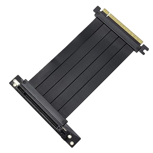 Câble PCIe 4.0 X16 90° avec blindage métal pour boîtier PC