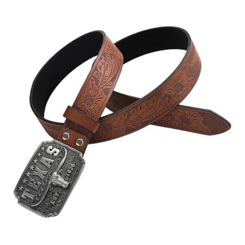 Elegant Men's Belt Retro Styled PU Leather Waist Cincher Sash with Embossed Buckle for Fashionable Statements