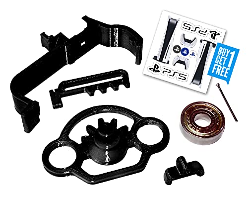 PS5 Gaming Racing Wheel (Black) add on 3D Printed Mini Steering Wheel for Ps 5 Controller