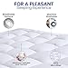Utopia Bedding Queen Mattress Pad, Quilted Fitted Premium Mattress Protector, Deep Pocket Cover Stretches up to 16 Inches, Fluffy Pillow Topper (60x80 Inches, White)
