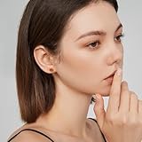 DICOSMETIC 15 Pairs 925 Sterling Silver Earrings Posts Flat Pad Earring Studs with 50Pcs Ear Nuts and 1Pc Polishing Cloth for Jewelry Making - Image 7