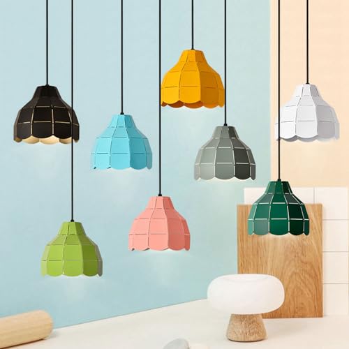 Nordichepade przemysłowe minimalistyczne europejskie lampy wiszące, nowoczesna lampa wisząca E27 pojedyncza głowica parasolowa Allar sypialnia korytarz salon gabinet / czarny