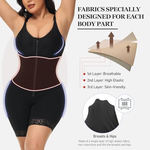 M MYODRESS Fajas Colombianas Moldeadora Tummy Control Faja Body Shaper Post Surgery Compression Garment Butt Lifter Shapewear2