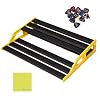 NUX Bumblebee Large Pedalboard (NPB-L) Bundle with 12x Fender Guitar Picks and Liquid Audio Instrument Polishing Cloth