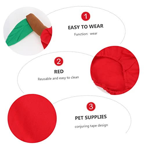 Disfraz para perro Halloween UPKOCH L rojo miniatura 5