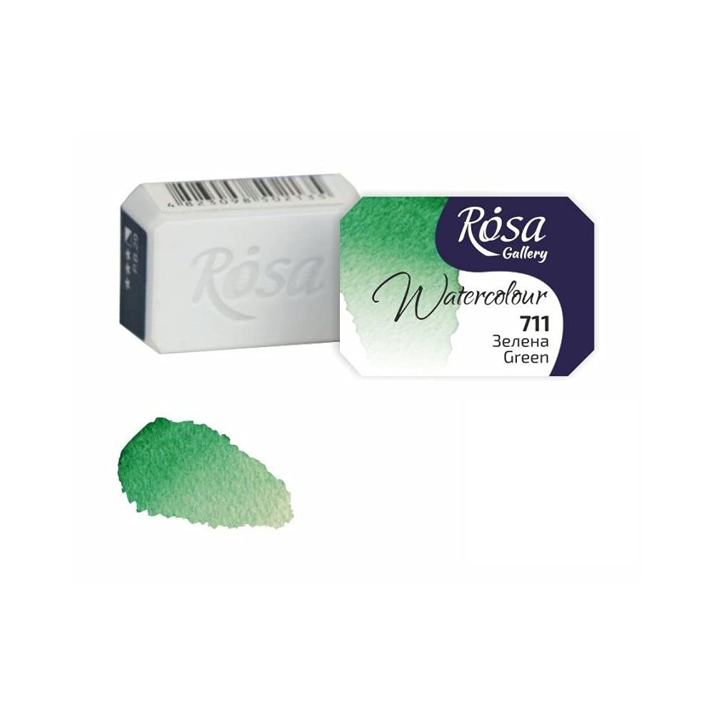 HSD Rosa Gallery Green Watercolour Pan2.5MlProfessional Artist Quality from B&Q