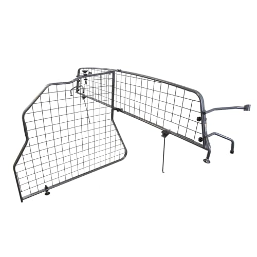 Travall Dog Guard & Divider Bundle compatible with Land Rover Range Rover SUV (2012-2021) [Not Autobiography comfort pack model] Vehicle Specific Trunk Guard & Luggage Barrier Coated Steel Pet Barrier