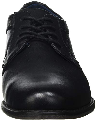 TOM TAILOR 9080001, Scarpe con Lacci Uomo, Nero