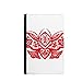 Produktbild beatChong Red traditionellen chinesischen Papier Schneiden Pass-Halter Travel Wallet Abdeckungs-Fall Karten-Geldbeutel