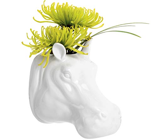 Torre & Tage 900904 Safari Porcelaine Hippo Mur Vase Cover