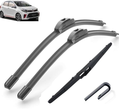 Balais d'essuie-glace de pare-brise for Picanto MK3 2018-2021 de rechange