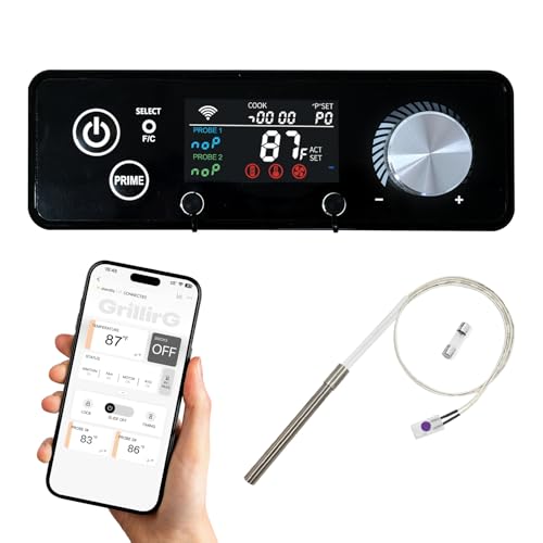 Meatender WiFi PID Rectangular Pellet Grill...