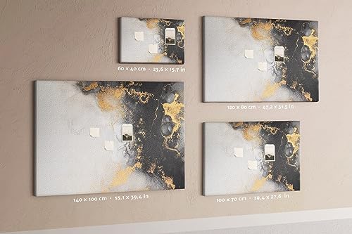 Planche liège horizontale 140x100 cm grand tableau mural pour bureau - 6