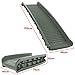 Auto Hunderampe Einstieghilfe Anti Rutsch klappbar Olivgrün 155x40cm bis 90Kg