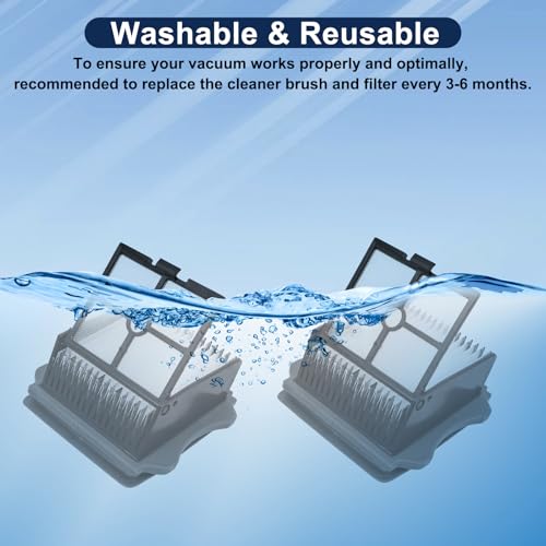 Image of 6 Pack HEPA Filters Replacement Parts for Tineco iFloor 3, Floor One S3 /S5 /S5 Pro /S5 Extreme Cordless Wet Dry Vacuum Cleaner