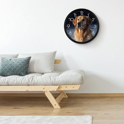 Horloge murale numérique à piles lisible pour grands espaces